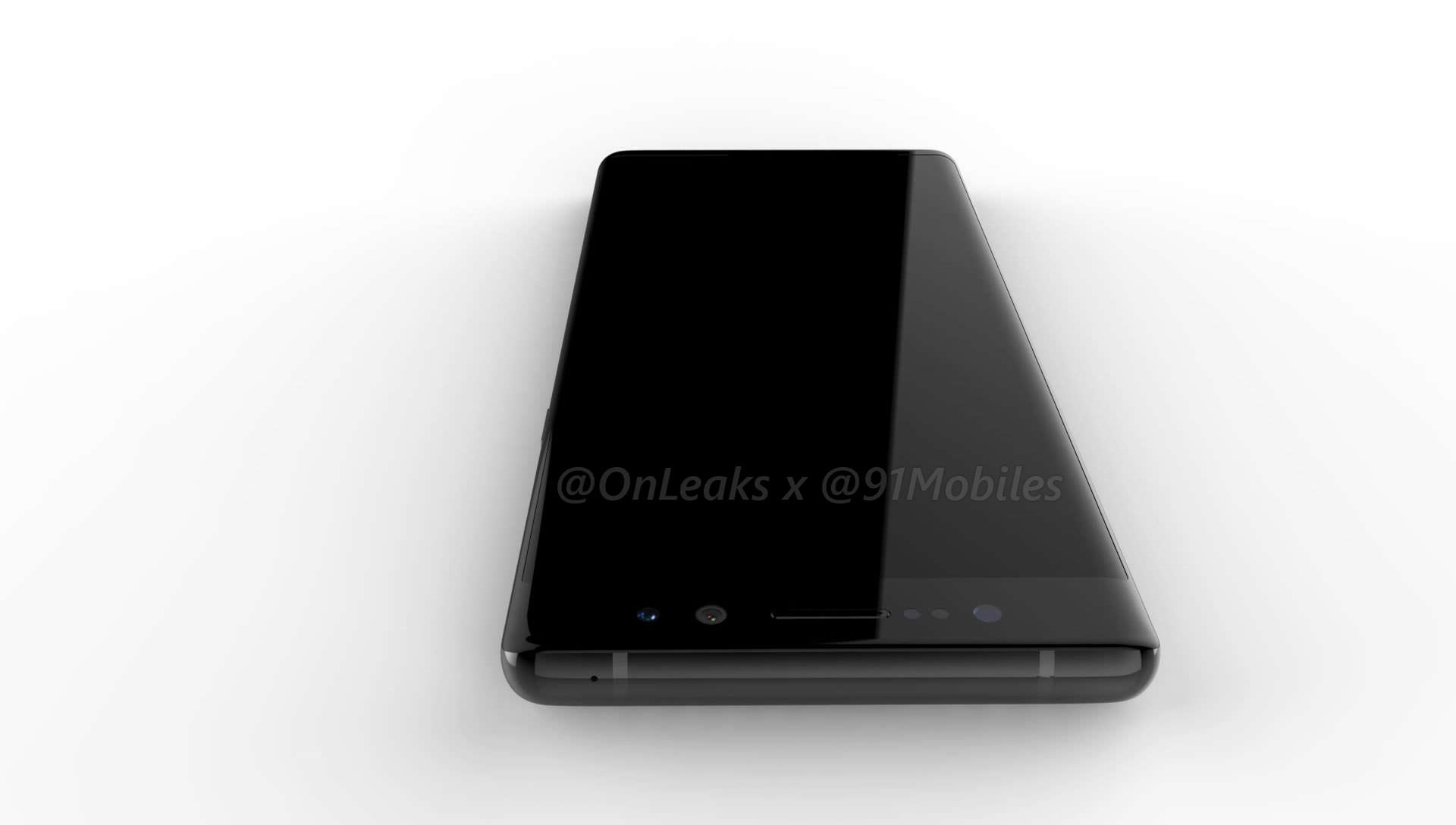 雙攝像鏡頭、6.3 寸屏：Samsung Galaxy Note 8 CAD 渲染圖與配置曝光；指紋識別器依舊擺在相機右側！ 2