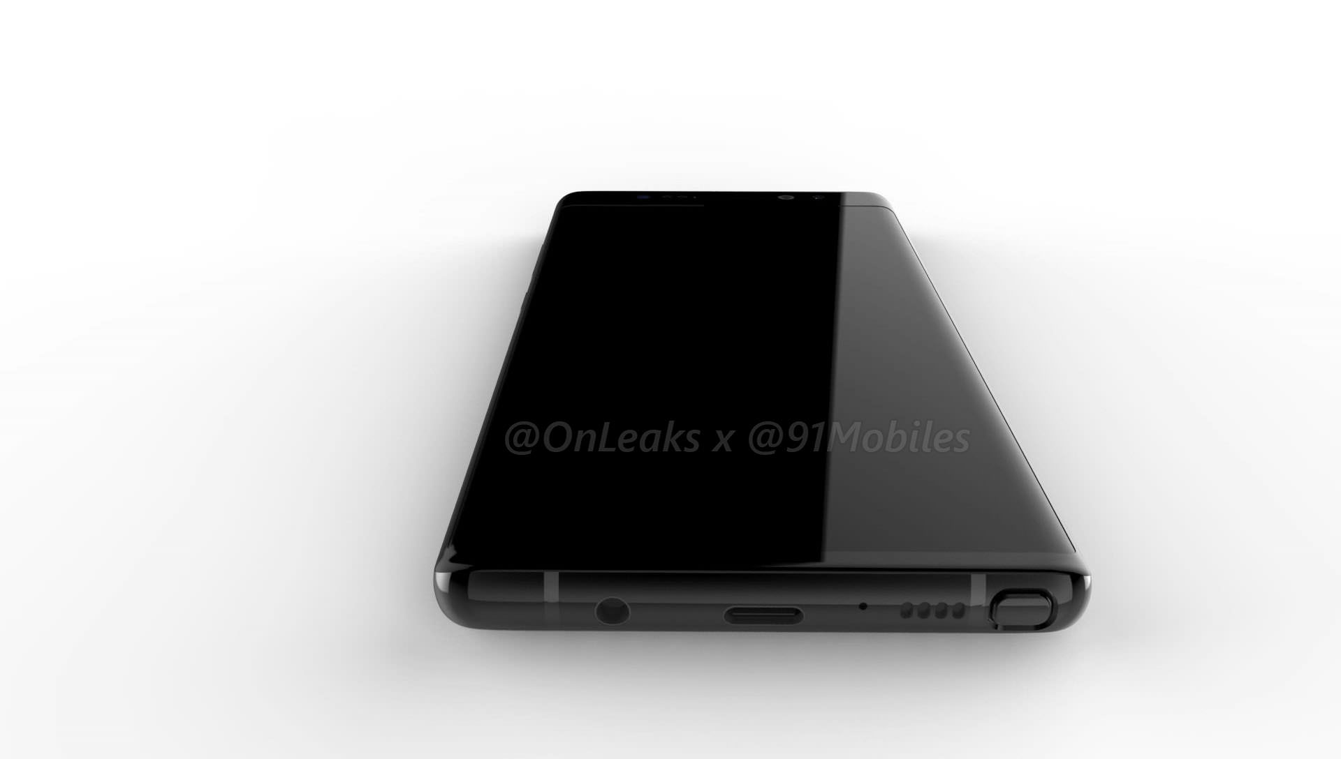 雙攝像鏡頭、6.3 寸屏：Samsung Galaxy Note 8 CAD 渲染圖與配置曝光；指紋識別器依舊擺在相機右側！ 4