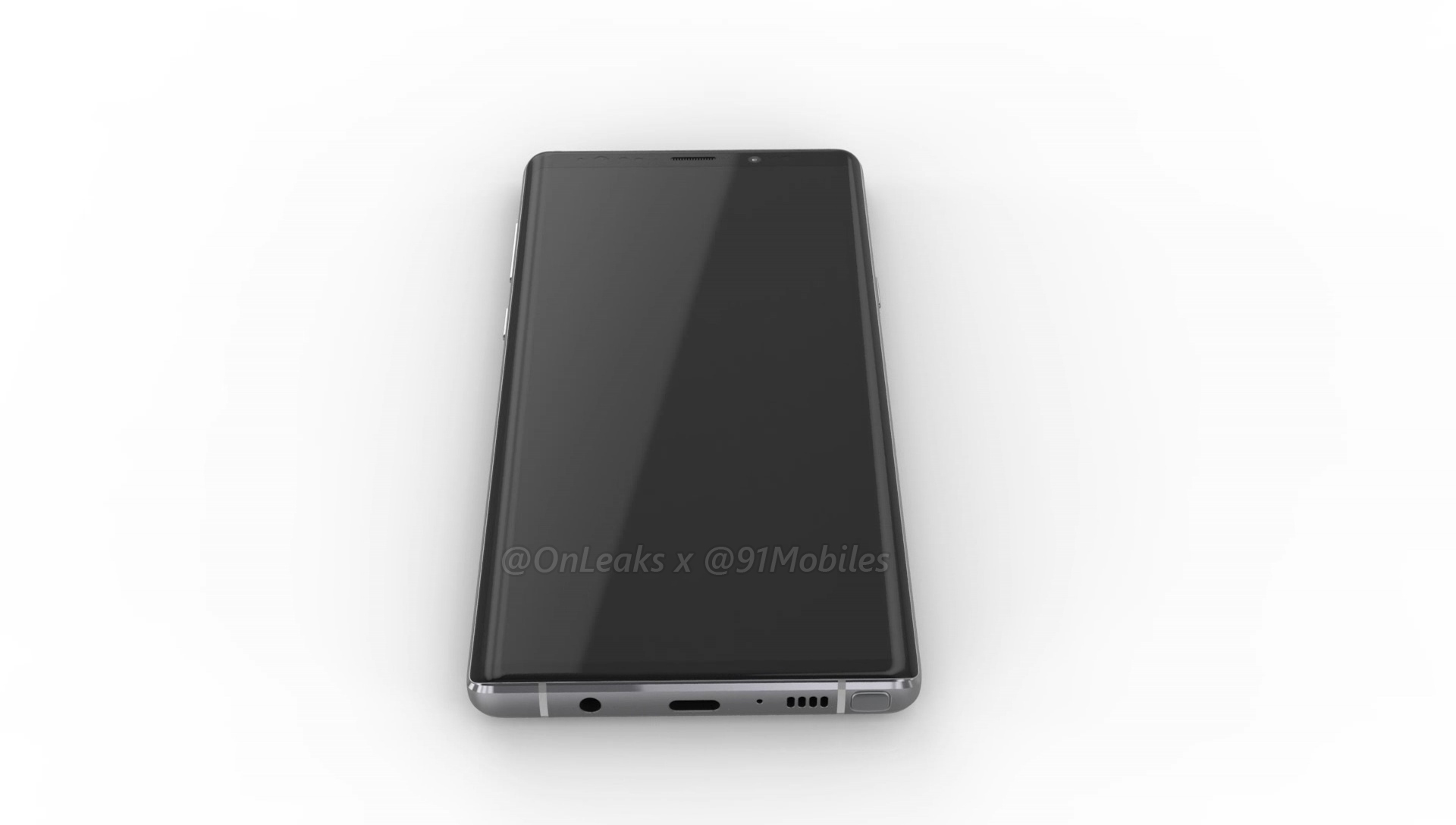 設計依舊霸氣：Samsung Galaxy Note 9 渲染圖曝光；耳機接口保留；指紋解鎖鍵位置正常了！ 2