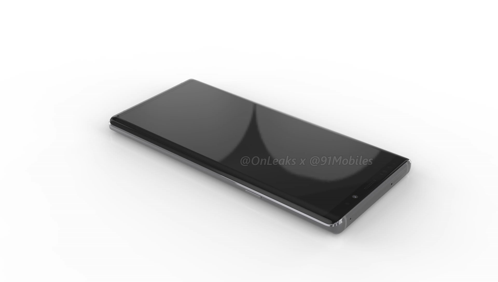 設計依舊霸氣：Samsung Galaxy Note 9 渲染圖曝光；耳機接口保留；指紋解鎖鍵位置正常了！ 3