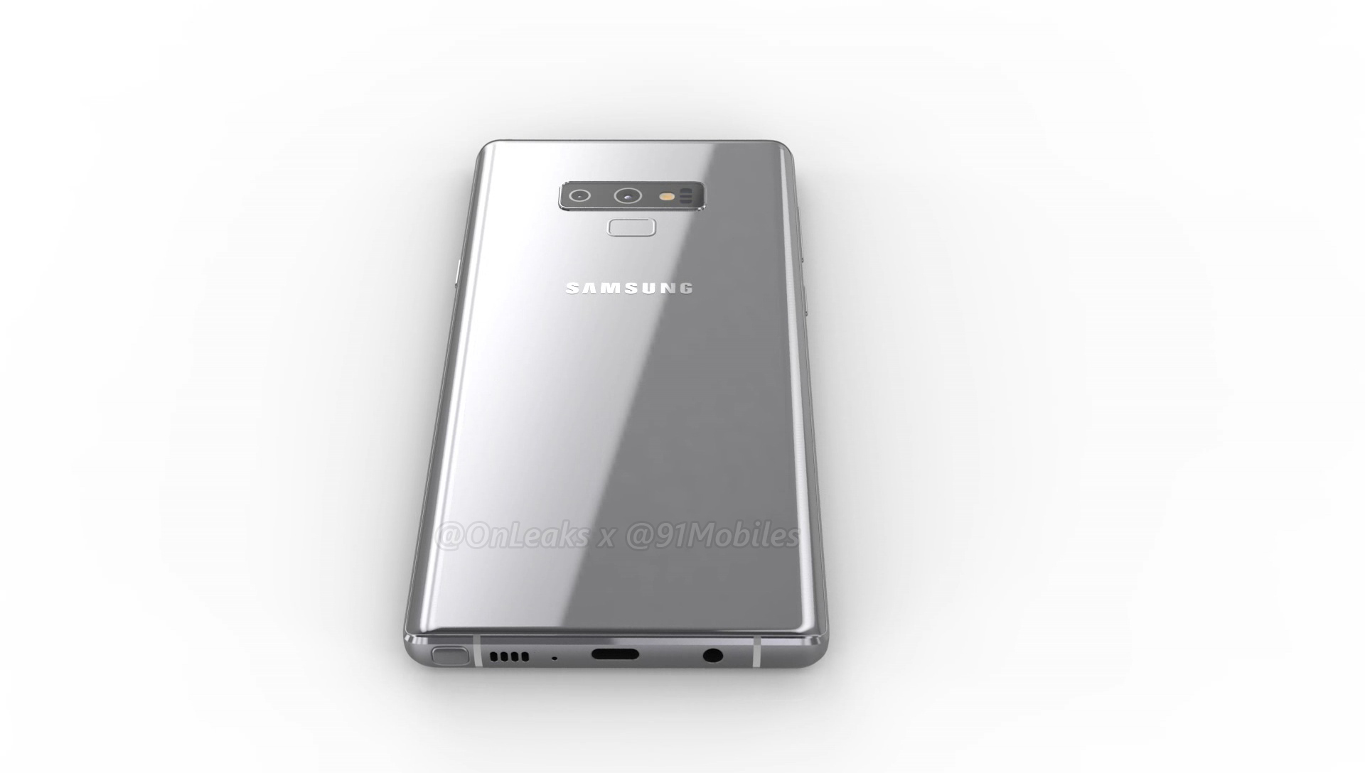 設計依舊霸氣：Samsung Galaxy Note 9 渲染圖曝光；耳機接口保留；指紋解鎖鍵位置正常了！ 5
