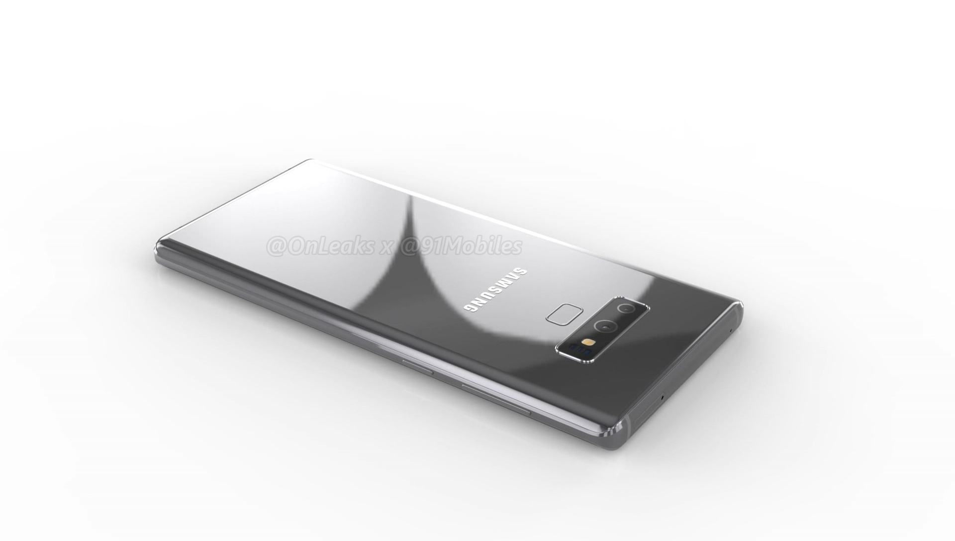 設計依舊霸氣：Samsung Galaxy Note 9 渲染圖曝光；耳機接口保留；指紋解鎖鍵位置正常了！ 6